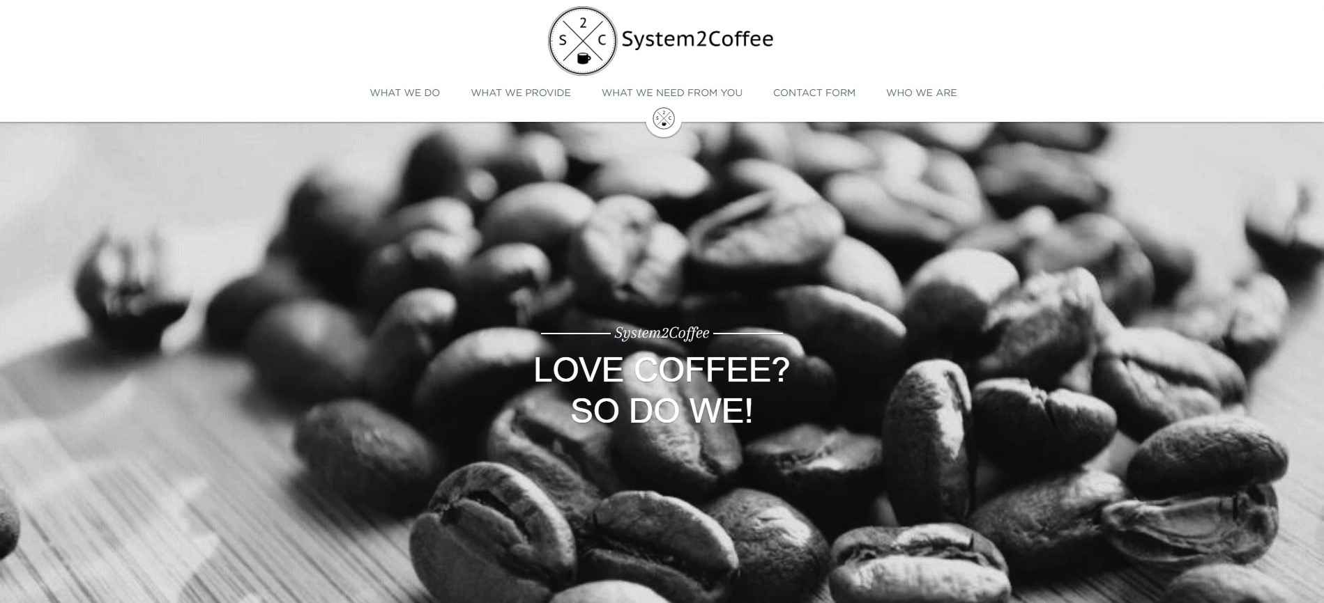 System2Coffee visual identity System2Coffee visual identity